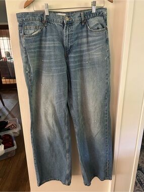 Zara Wide-Leg Jeans Size 10 RN#77302